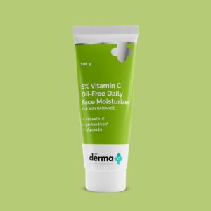 The Derma Co 5% Vitamin C Oil-Free Daily Face Moisturizer for Skin Radiance  (100 g)