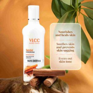 VLCC Sandal Cleansing Milk - Deep Cleanses,Soothes Skin & Even Skin Tone  (100 ml)